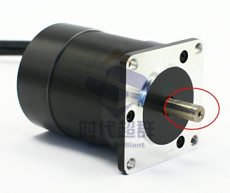 采用銑扁軸的無刷電機